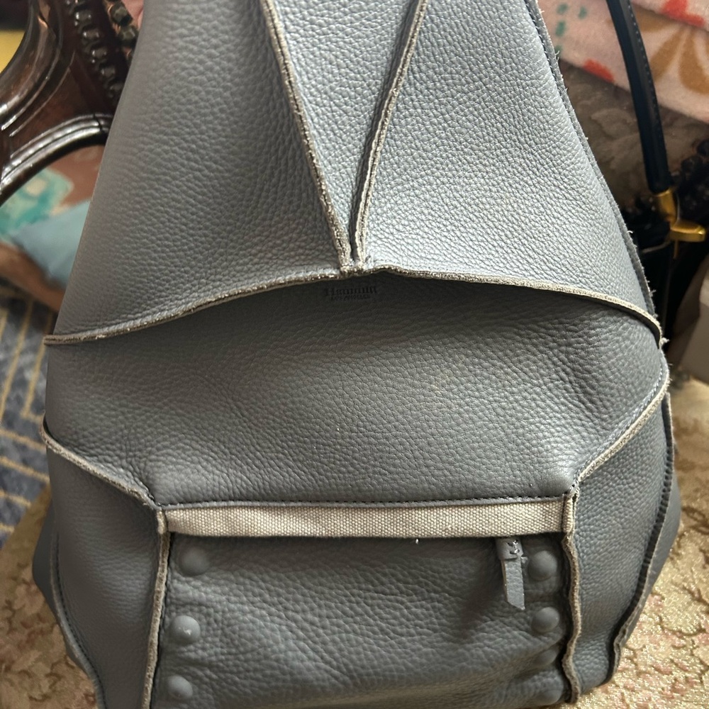 Hammitt     BOB   Rare Charcoal Leather Backpack
